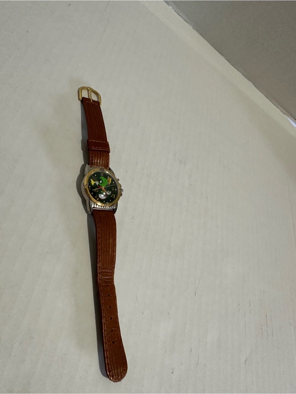 Vintage 1994 Warner Bros. Armitron Marvin the Martian musical quartz watch.